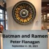 Large Wall Charger, Porcelain, 32" Diameter | Sculptures by Peter Flanagan. Item composed of steel and stone