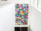 Love | Oil And Acrylic Painting in Paintings by Ruben Rojas. Item composed of canvas and synthetic