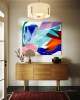 "An Exotic Nature" - Original Painting | Oil And Acrylic Painting in Paintings by Jilli Darling. Item composed of canvas & synthetic compatible with boho and minimalism style
