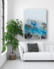 'FLUID' - Luxury Fine Resin Abstract Art | Mixed Media by Christina Twomey Art + Design. Item composed of wood and synthetic