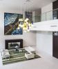 Cascade | Chandeliers by Illuminata Art Glass Design by Julie Conway | Ovation 309 in Madison. Item made of bronze with glass works with contemporary & eclectic & maximalism style