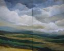 After | Oil And Acrylic Painting in Paintings by Caroline Adams. Item made of canvas & synthetic