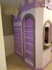 Princess castle bed | Beds & Accessories by Mw Hunter Custom Woodworking. Item made of wood