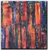 Urban Bliss | Oil And Acrylic Painting in Paintings by Tim Kim Design. Item made of wood works with urban style