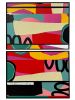 Separated at Birth No.1 | Mixed Media by ABDA Collective. Item composed of canvas & paper compatible with contemporary and eclectic & maximalism style