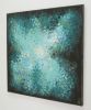 Blue Black Bubbles | Oil And Acrylic Painting in Paintings by Ronald Hunter. Item composed of canvas and synthetic