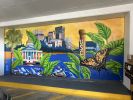 Columbia Parking Garage Murals | Street Murals by Christine Crawford | Christine Creates | Truist in Columbia