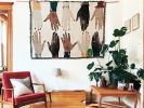 Humanity Art Blanket | Tapestry in Wall Hangings by Clementine Studio. Item made of cotton