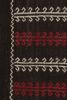 Vintage Kilim Table Runner Rug in Brown w/ Geometric Pattern | Area Rug in Rugs by Rug and Kilim