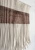 Large Macramé Wall Hanging Neutral Tones Art | Macrame Wall Hanging in Wall Hangings by MACRO MACRAME by Maeve Pacheco. Item made of oak wood & cotton compatible with boho and minimalism style