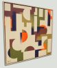 Circle in Circle Maze | Oil And Acrylic Painting in Paintings by Ronald Hunter. Item composed of canvas and synthetic in modern style