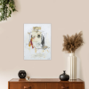 Untitled Figure Study | Mixed Media by Ethan Newman. Item composed of paper and synthetic in boho or minimalism style