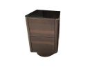 JANE bedside table | Tables by Ivar London | Custom. Item composed of wood and glass in contemporary or eclectic & maximalism style