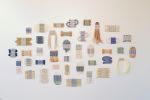 Custom Grouping of Woven Wall Works | Tapestry in Wall Hangings by Eliza Bentz | Credit Karma Inc in Charlotte. Item composed of bamboo & cotton compatible with boho and contemporary style