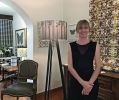 Foggy Forest Lampshade | Floor Lamp in Lamps by Ri Anderson. Item made of paper