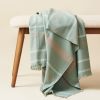 Sage Handloom Throw | Linens & Bedding by Studio Variously. Item made of fabric works with modern style