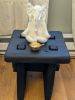 Yakisugi Barnwood Stool, Reclaimed Plantstand, Wabi sabi | Plant Stand in Plants & Landscape by Paul's Green Barn | Machias Yoga and Wellness in Machias