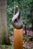 The Robin's Perch | Sculptures by Anthony Smith Sculpture. Item made of bronze