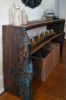 Walnut with epoxy inlay dining console. | Dining Table in Tables by Abodeacious