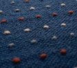 Handwoven Woolen Blue Runner Rug | Rugs by Evergreen Carpets. Item made of wool works with boho & minimalism style