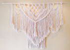 Cream Bohemian Wall Hanging | Macrame Wall Hanging in Wall Hangings by Q Wollock. Item composed of cotton