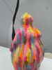 Rainbow Lady | Sculptures by Anastasiia Krykun. Item made of ceramic compatible with modern style