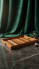 Luxury Multi-Wood Serving Tray | Artisan Modern Heritage | Furniture by Holzkunst Samuel Meisinger. Item composed of wood in modern style