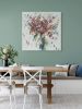 Abstract floral painting | Oil And Acrylic Painting in Paintings by Ronda Waiksnis. Item composed of canvas compatible with transitional style