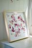 Kintsugi Eggshells Magnolia Petals | Mixed Media by Elisa Sheehan. Item composed of maple wood
