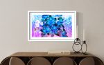 Night Flowers Blue | Photography by Marc VanDermeer. Item composed of canvas and aluminum
