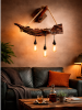 Live Edge Redwood Burl Pendant Light with Edison Bulbs | Pendants by DapperwoodSF. Item made of wood compatible with contemporary and modern style