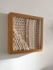 FRAME I | Handwoven Wall Art | Tapestry in Wall Hangings by Ana Salazar Atelier. Item composed of wood and cotton in boho or contemporary style