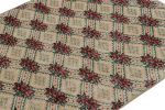 Vintage Zeki Müren Runner Rug in Red with Geometric Patterns | Area Rug in Rugs by Rug and Kilim