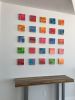 Wall Sculpture, 50" x 50" by Paula Gibbs | Wall Hangings by Paula Gibbs. Item composed of birch wood in minimalism or contemporary style