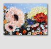 FLORAL EXPLOSION - large floral painting | Oil And Acrylic Painting in Paintings by Marinela Puscasu. Item composed of canvas in contemporary or country & farmhouse style