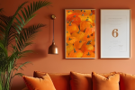 Pumpkin Patch - Vibrant Giclée Print | Prints in Paintings by Michelle Keib Art. Item composed of paper
