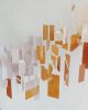 Acrylic Tile Sculpture | Wall Sculpture in Wall Hangings by Tiffany Lusteg | Hudson Loft in Los Angeles. Item composed of stone