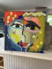 Talk To Me | Sold | Oil And Acrylic Painting in Paintings by Aleea Jaques ,