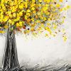 Sun Tree Original painting on canvas | Oil And Acrylic Painting in Paintings by DaggArt. Item made of canvas with synthetic