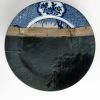 Wall Art Plates Installation: "Tropical Moonlight" | Wall Sculpture in Wall Hangings by Studio DeSimoneWayland. Item composed of ceramic compatible with boho and contemporary style