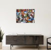 Abstract Oil Painting | Oil And Acrylic Painting in Paintings by Ethan Newman. Item made of canvas compatible with mid century modern and contemporary style
