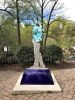 Walking Watcher - Fish Tender | Public Sculptures by jim collins sculpture. Item composed of bronze