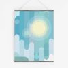 Partly Cloudy Art Print | Prints by Michael Grace & Co.. Item composed of paper