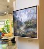 A Moment of Stillness | Oil And Acrylic Painting in Paintings by Stephanie Thwaites Art | Ruby LivingDesign in Mill Valley. Item composed of synthetic