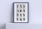Hands-B2 | Prints in Paintings by Yole Design Studio. Item composed of paper compatible with contemporary and modern style