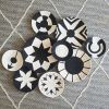 Set is 9 Woven Baskets Wall Decor | Decorative Plate in Decorative Objects by Sarmal Design. Item composed of cotton and synthetic in boho or contemporary style