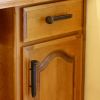 Railroad Spike Kitchen Cabinet or Drawer Pull | Hardware by RailroadWare Lighting Hardware & Gifts. Item composed of steel compatible with industrial style
