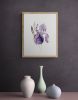 Iris No. 126 : Original Watercolor Painting | Paintings by Elizabeth Becker. Item composed of paper compatible with minimalism and contemporary style