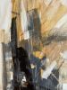 Raw Elements abstract painting | Oil And Acrylic Painting in Paintings by Anastasiia Krykun. Item composed of wood and canvas in minimalism or contemporary style