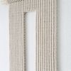 Keyhole in Ivory | Macrame Wall Hanging in Wall Hangings by YASHI DESIGNS. Item made of cotton works with minimalism & contemporary style